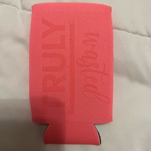 🦈 FWP pink on pink slim can koozie